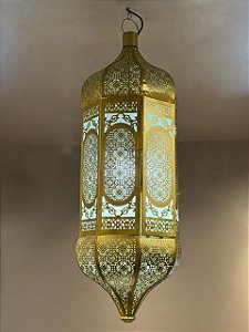 Luminária de Teto - Marroquina - Dourado