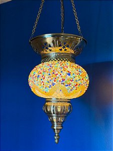 Luminária de Teto Turca Colorido