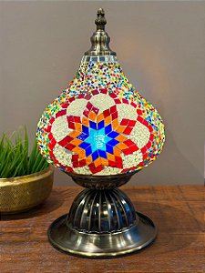 Luminária Turca Colorida G