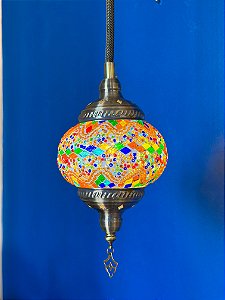 Luminária de Teto Turca Colorido M