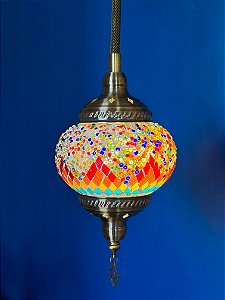 Luminária de Teto Turca Colorido M
