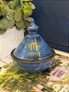 Tagine Saleiro - Médio - Pintada a mão - Unidade - Cerâmica Personalizada