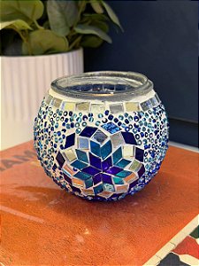 Porta Vela - Turco - Azul