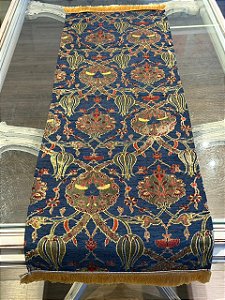 Caminho de Mesa em Jacquard - Azul