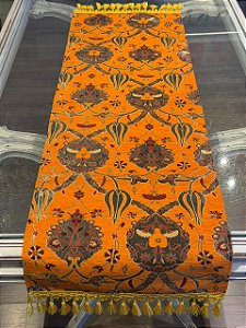 Caminho de Mesa em Jacquard - Laranja