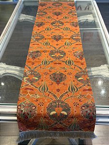 Caminho de Mesa em Jacquard - Terracota