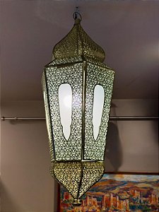 Luminária de Teto - Marroquina - Dourado