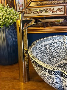 Torneira Premium - Dourada - Para Cubas