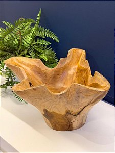 Centro de Mesa - Madeira Maciça - 38CM