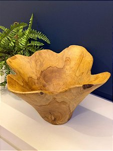 Centro de Mesa - Madeira Maciça - 40CM