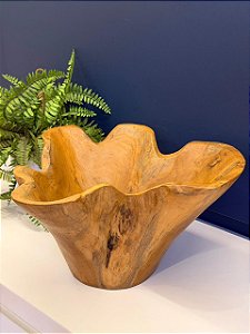 Centro de Mesa - Madeira Maciça - 40CM