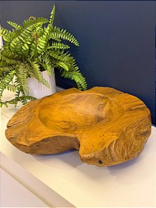 Centro de Mesa - Madeira Maciça - 40CM