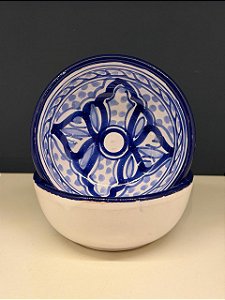 Bowl - Cerâmica - Tunísia - Tamanho Pequeno - Azul