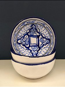 Bowl - Cerâmica - Tunísia - Tamanho Médio -Azul