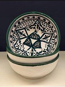 Bowl - Cerâmica - Tunísia - Tamanho Grande - Verde