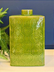 Vaso - Cerâmica - Verde - 30CM
