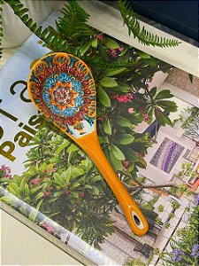 Concha - Turca - Cerâmica - Laranja e Colorido