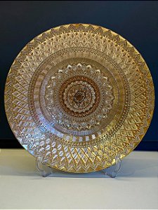 Centro de Mesa em Vitral - Rose Gold - Grande