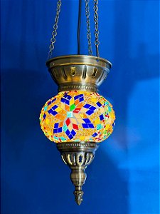 Luminária de Teto Turca - Colorido