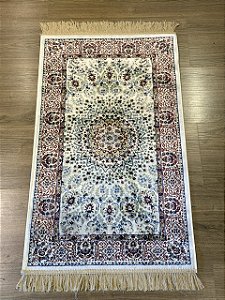 Tapete - Índia - Bege - 0,66 X 1,10MT