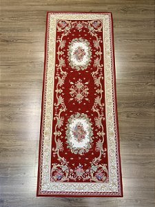 Tapete - Passadeira - Modelo Turco - Vermelho - 0,70 X 1,80MT