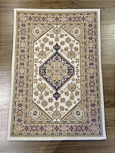 Tapete - Modelo Turco - Bege - 0,60 x 0,90MT