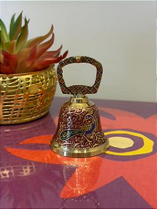 Sino - Latão - Vermelho, Dourado e Colorido