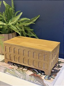 Caixa Decorativa - Bambu - 16cmX28cm
