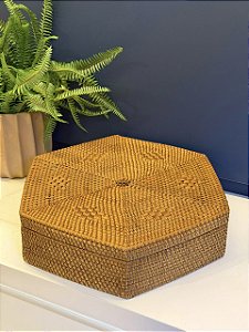 Caixa Decorativa - Ratan - 36cmX40cm