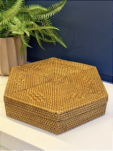 Caixa Decorativa - Ratan - 30cmX35cm