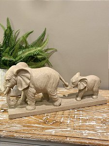 Familia Elefante - Resina