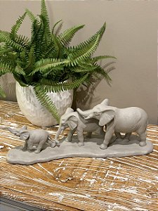 Familia Elefante - Resina