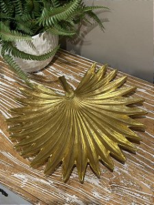 Centro de Mesa - Resina - Dourado - 34CM