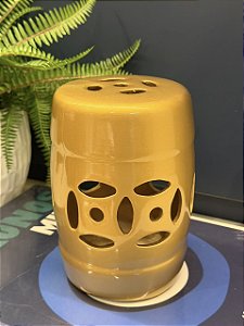 Mini Seat Garden - Decorativo - Cerâmica - Dourado