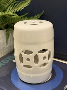 Mini Seat Garden - Decorativo - Cerâmica - Branco