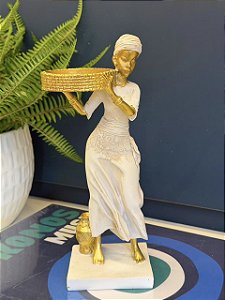 Africana - Decorativa - Resina - 25CM