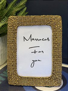 Porta Retrato - Resina - Dourado - 13x18