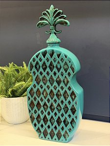Potiche - Ceramica - Turquesa - 59CM