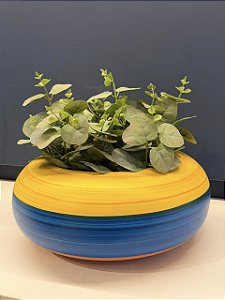 Cachepot em Cerâmica - Colorido - 29CM