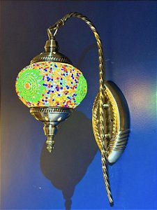 Arandela Turca - Bivolt - Médio - Colorida
