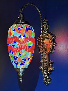 Arandela Turca - Bivolt - Colorida