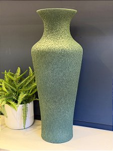Vaso - Ceramica - Texturizado - Verde