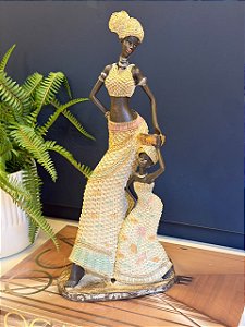 Escultura Decorativa - Africanas - Resina