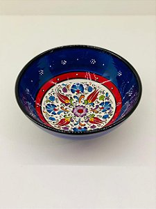 Bowl - Azul Escuro - Cerâmica - Turquia - Tamanho Grande