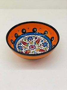 Bowl - Laranja - Cerâmica - Turquia - Tamanho Grande