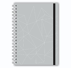 Planner Permanente: Geométrico Cinza