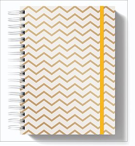 Agenda Permanente: Zig Zag Dourado