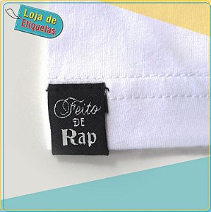 Etiqueta bordada Clip - Alta Definição/Tafetá