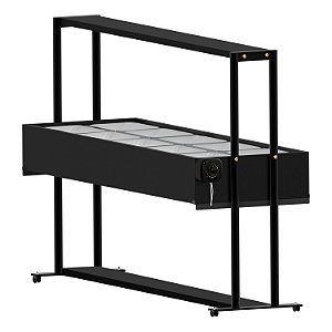 Buffet térmico aquecido 10 cubas com tampa 220V