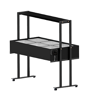 Buffet térmico aquecido 6 cubas com tampa 127V